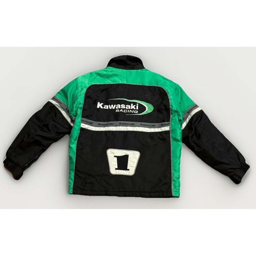 Vintage Kawasaki Racing Team Pit Crew Jacket S Eckl  Motorcycle 90s Y2K Rare